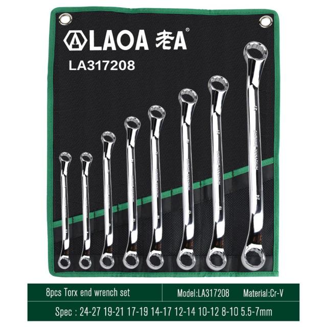 8pcs Spline End
