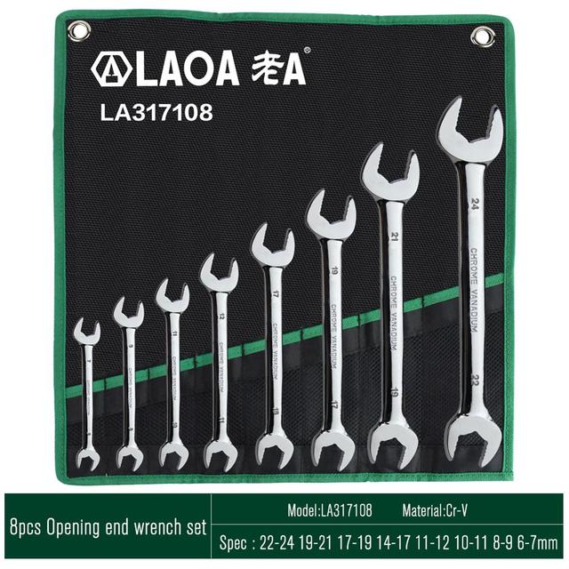 8pcs Open End