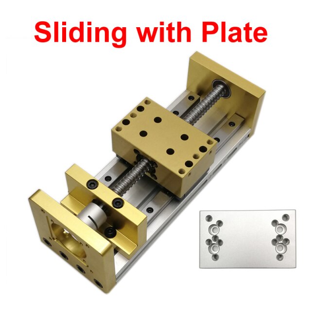 Sliding with plate