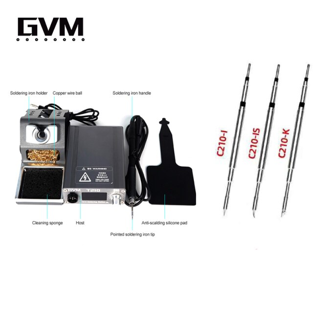 GVM T210 with 3tips