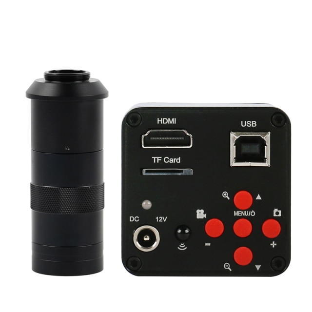 with 100x lens