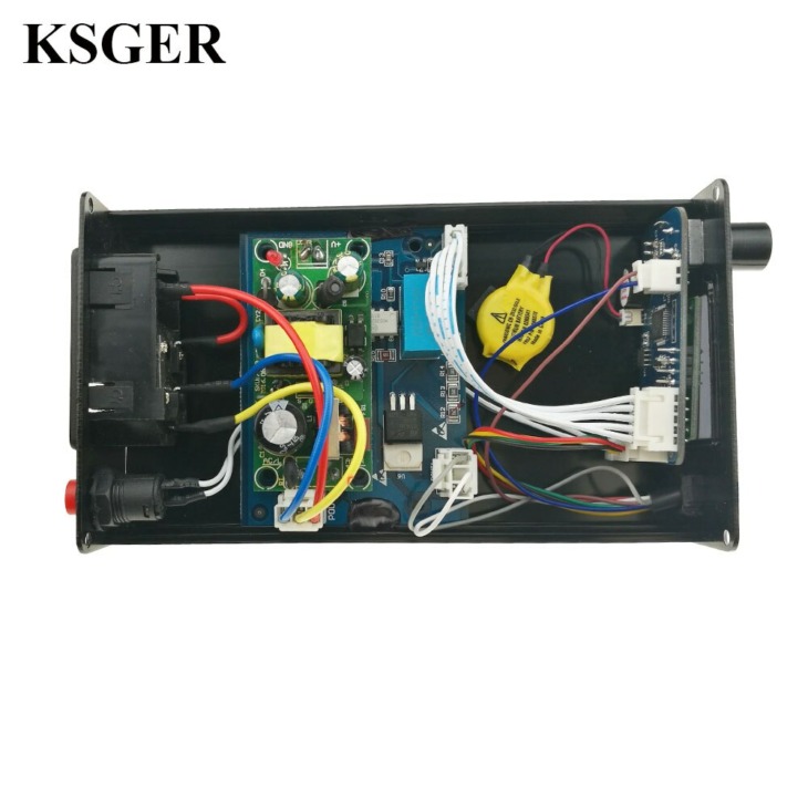 KSGER T12 STM32 Soldering Iron Station – OLED Display – Quick Heating – 240V – Corded Electric Soldering Station With Hot Air Rework