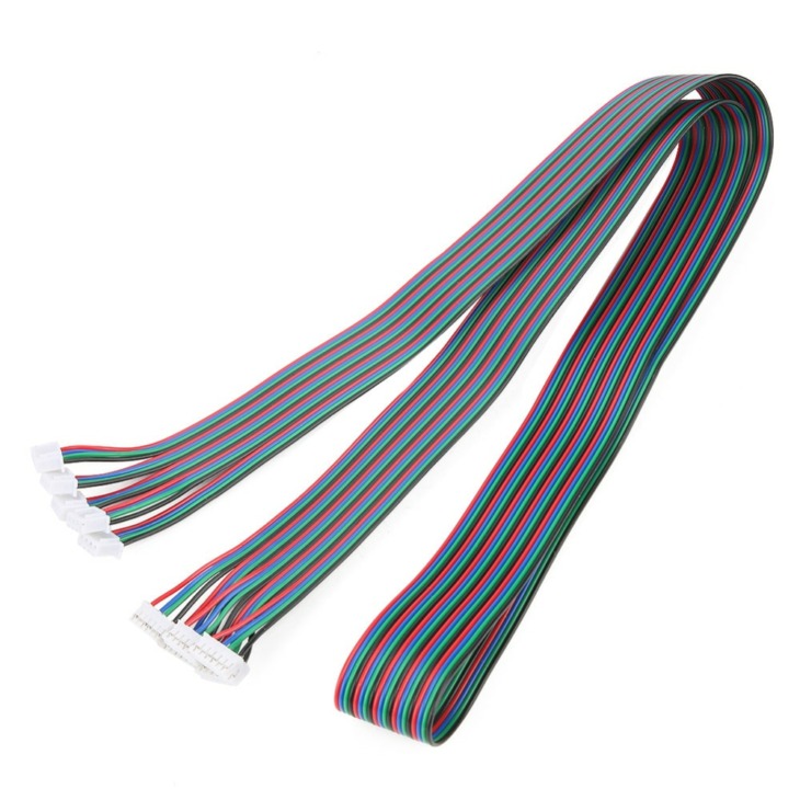 5 Stück PH2.0-XH2.54 Schrittmotor-Kabel, Je 1m – Verlängerung Für Nema16/Nema17 Motoren, PVC