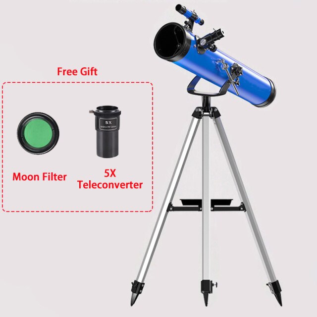 Blue telescope
