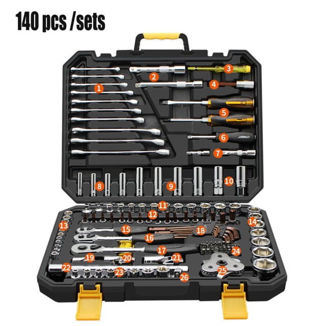 140 pcs sets