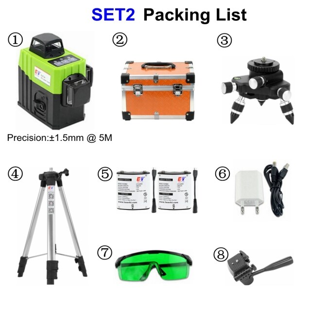 green laser level