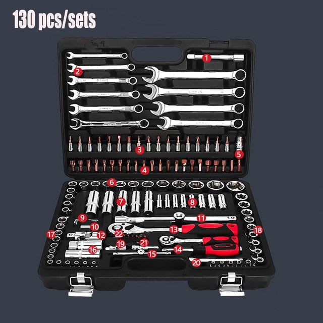 130 pcs set