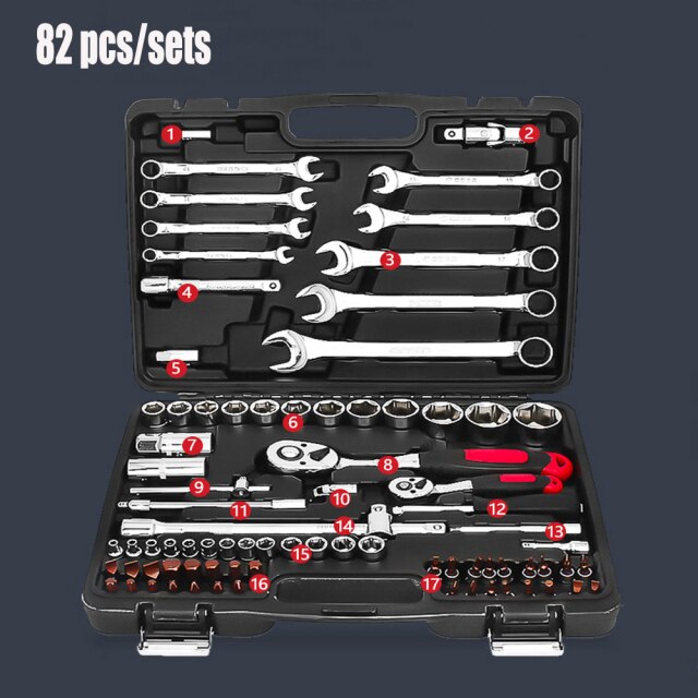 82 pcs sets