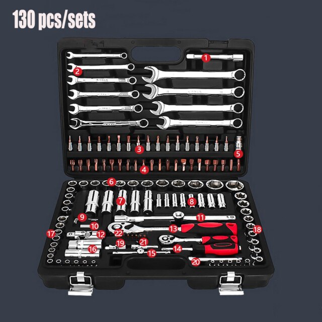 130 pcs set