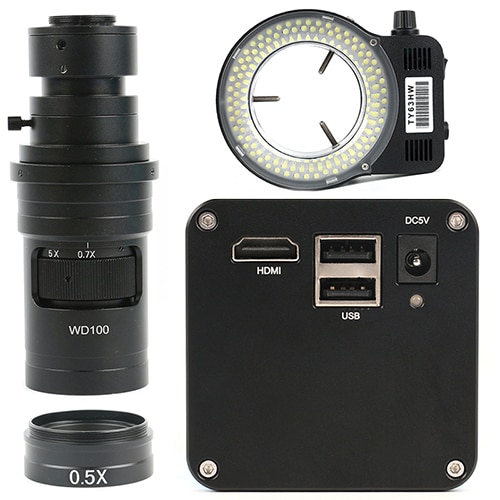 200x lens with Light