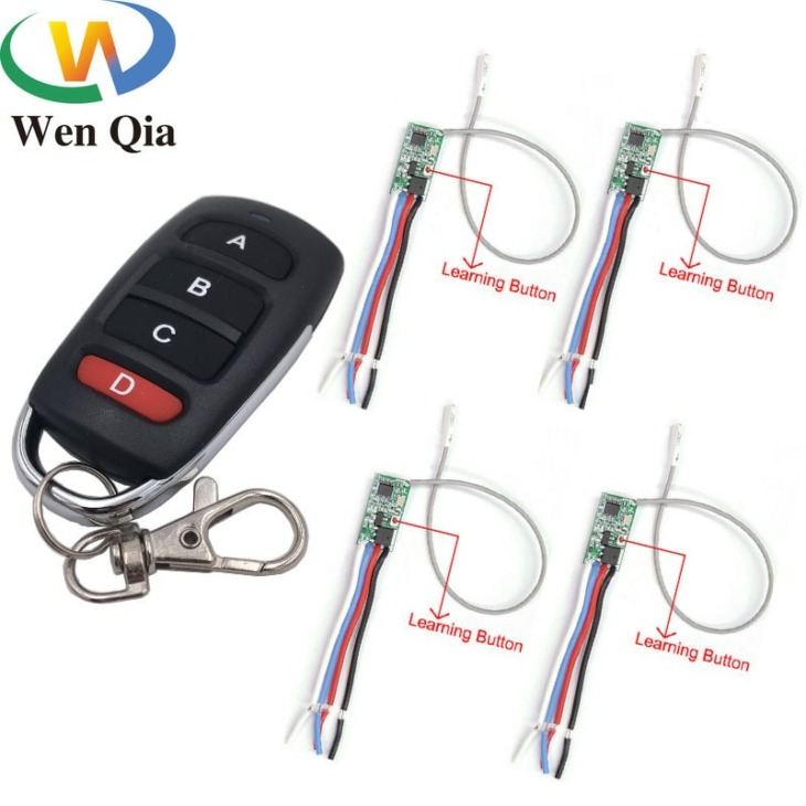 433mhz-DC-3-6V-6V-12V-24V-1CH-Relay-Wireless-RF-Remote-Control-Switch-Module-With