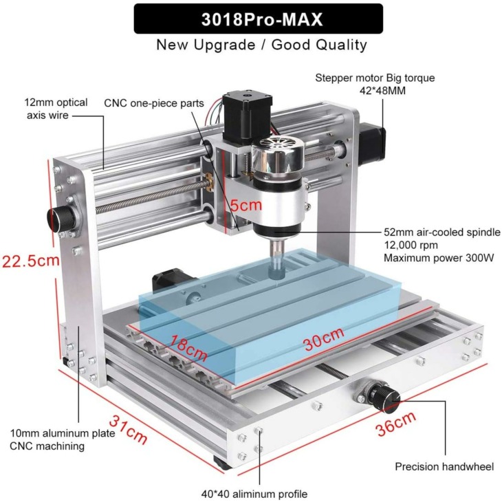 Cnc 3018 Pro Max | Sainsmart Genmitsu Cnc 3018 Pro – SLEK