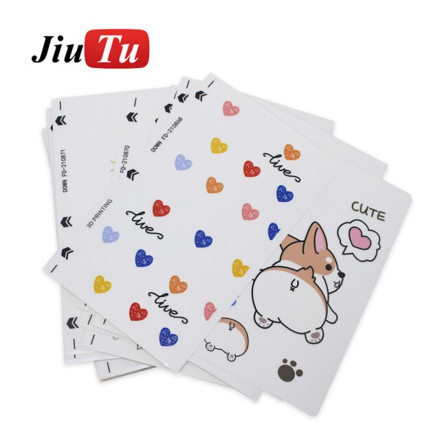 500pcs clear back