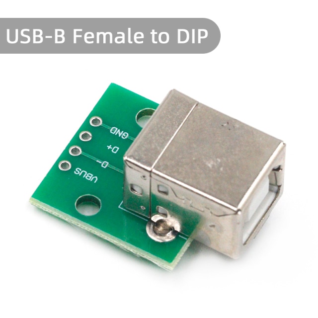 USB-B Female to DIP