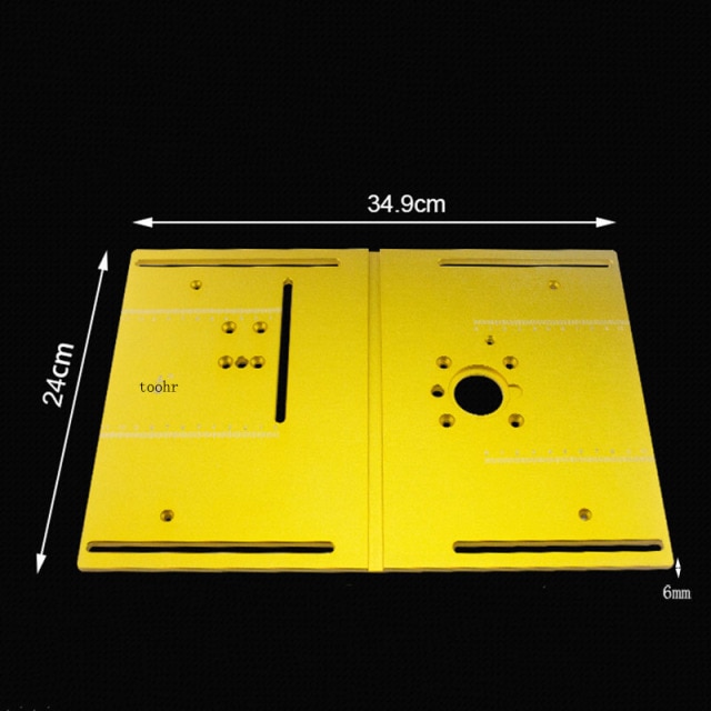 A Aluminum plate