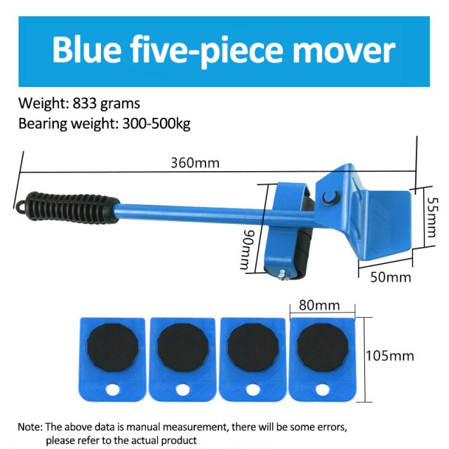 5PCS BLUE