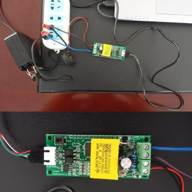 Pzem-004T Áramerősség Multiméter Modul 80-260V 100A Split-Core ...