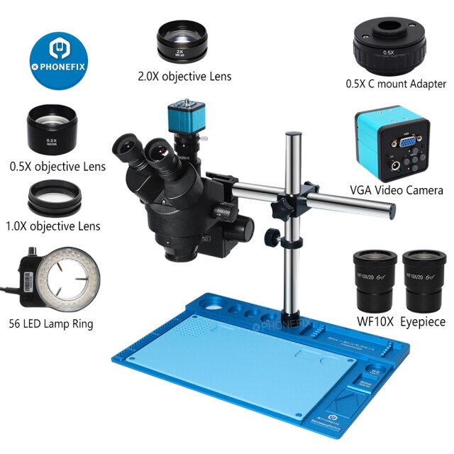 Blue aliuminum pad
