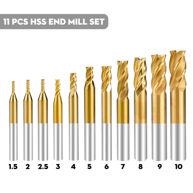 11pcs 1.5-10mm