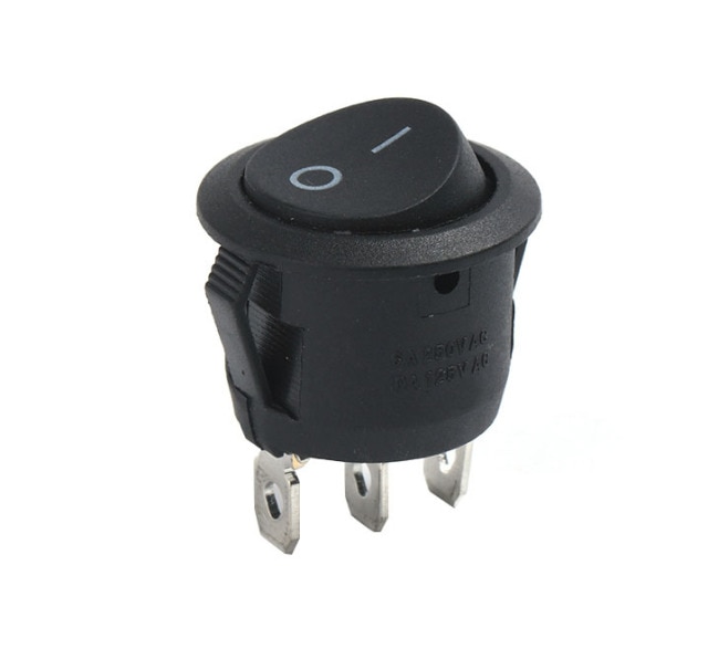 on-off 3pin black