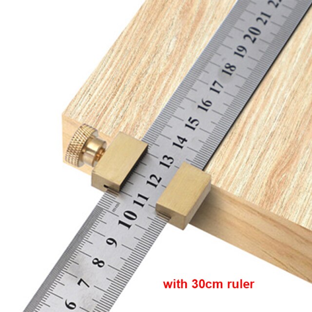 with ruler