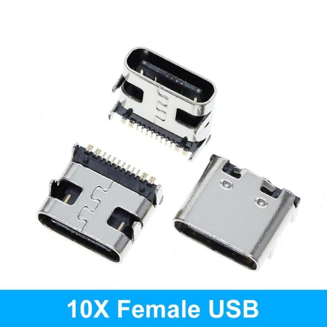 10X Female USB