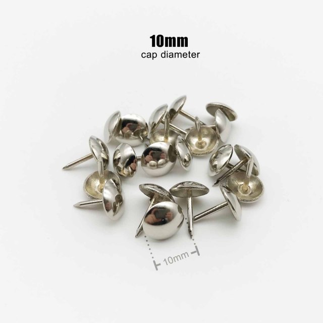 silvery cap dia 10mm