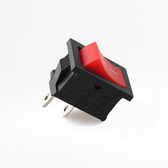 1PC 2P switch red