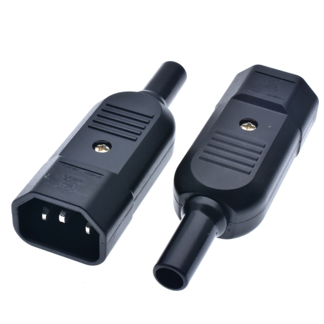 2pcs C14 male