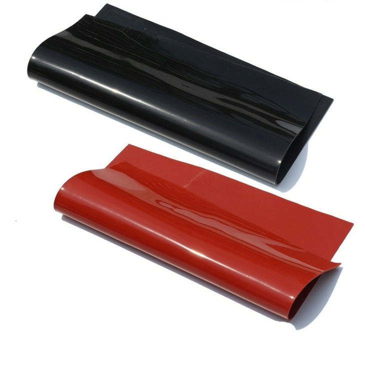 Piros / Fekete Szilikon Gumi Lemez 300X300Mm Fekete Szilikonlemez, Gumi Matt, Szilikon Lemezek Hőállósághoz