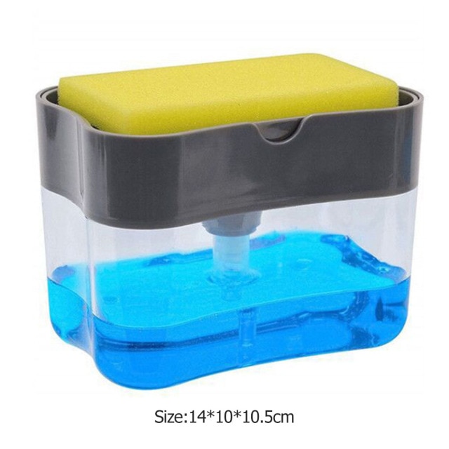 grey with sponge