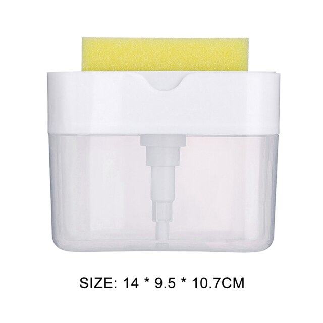 White with sponge