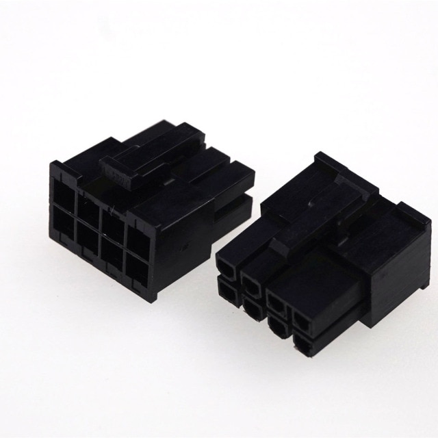 8 Pin Black