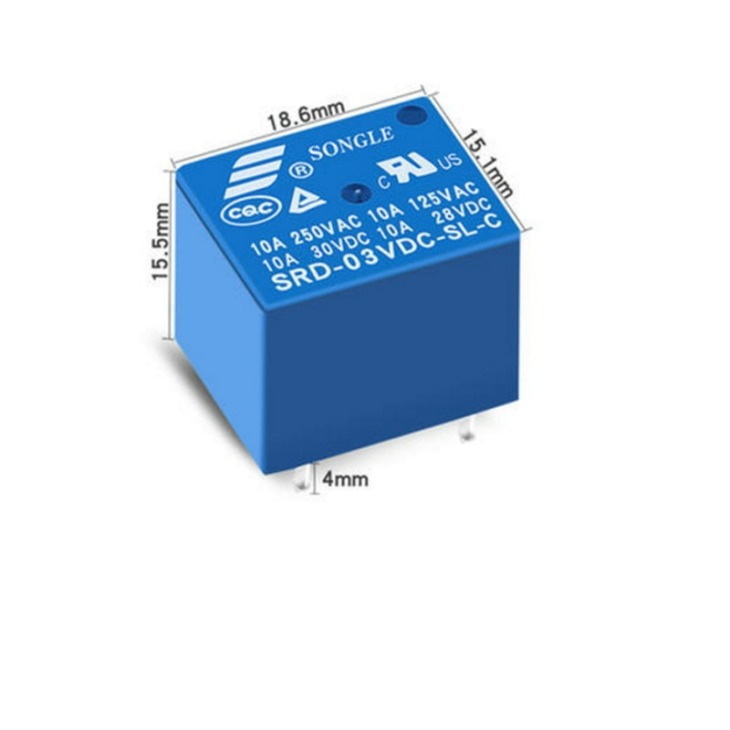 5db Relék Srd 05vdc Sl C Srd 12vdc Sl C Srd 24vdc Sl C 5 Pin Dc 3v 5v