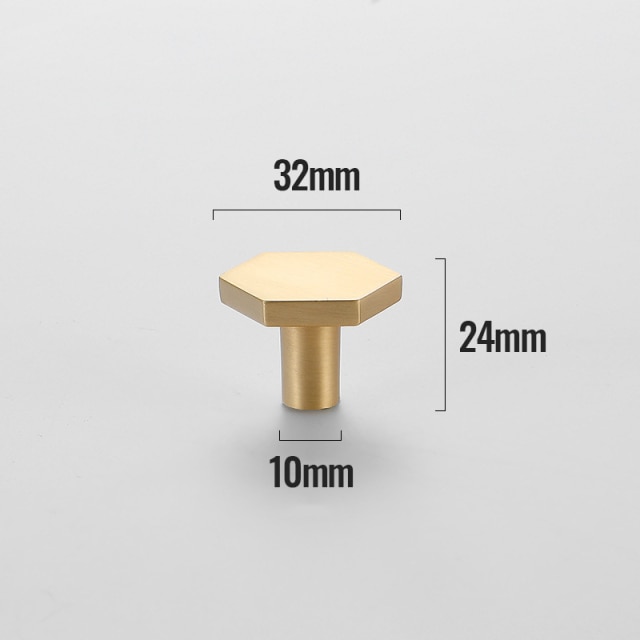 Brushed Gold 32mm