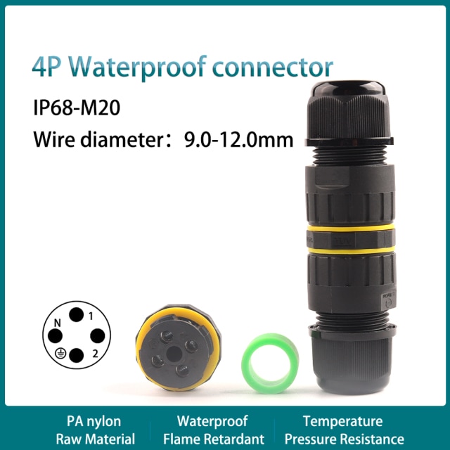 M20 4P 9-12mm