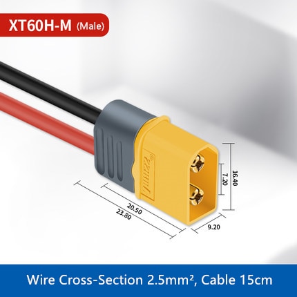 XT60H Male 15cm