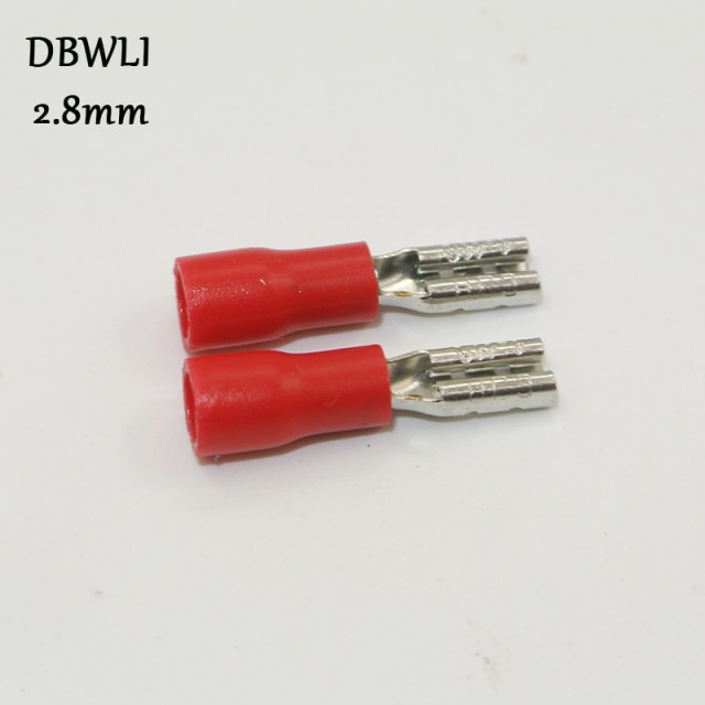 2.8mm red female
