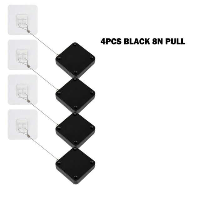 4pcs Black