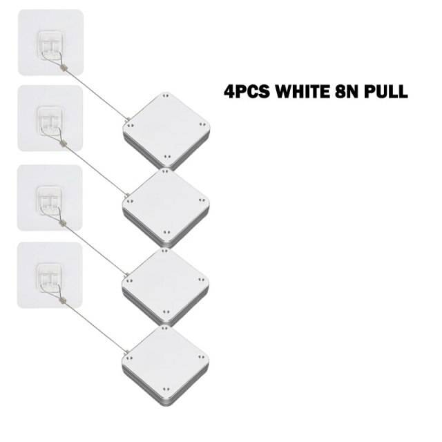 4pcs White