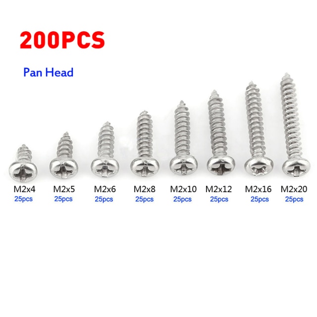 Round head 200pcs
