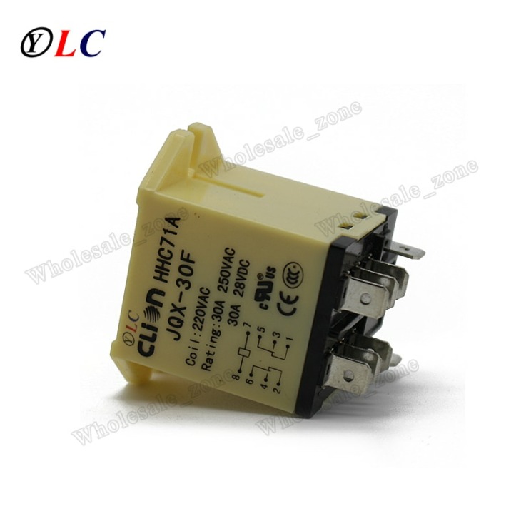 JQX-30F 30A POWER RELAY 220V AC 8-PIN dugó típusú motorvezérlésben ...