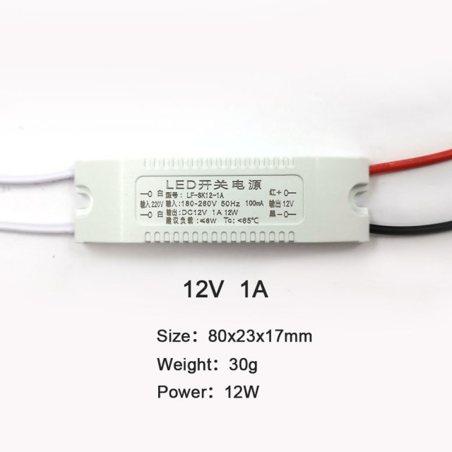 12V 1A 12W