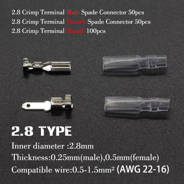 2.8mm 200pcs(Silver)