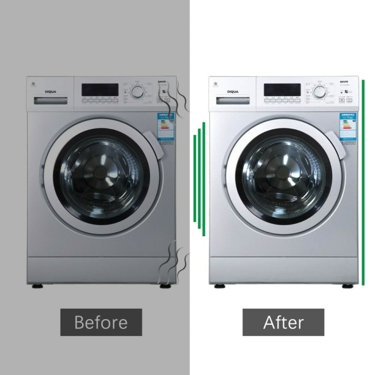 2121 Új 4Db Anti Rezgésű Lábak Pads Mosógép Gumi Mat Anti-Vibrációs Pad ...