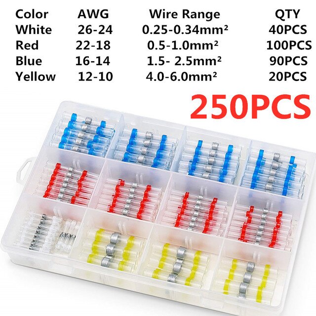 250Pcs With box