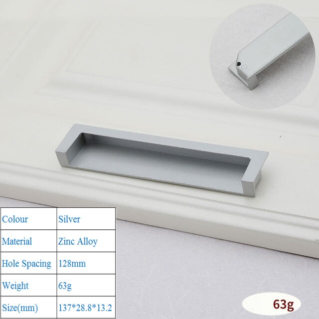 Silver 1832-128mm