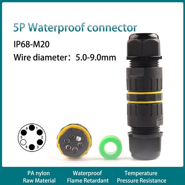 M20 5P 5-9mm