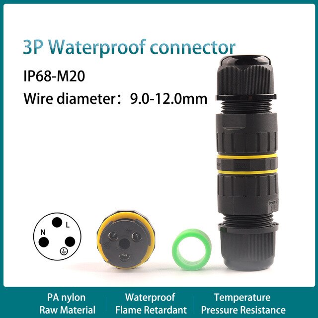 M20 3P 9-12mm