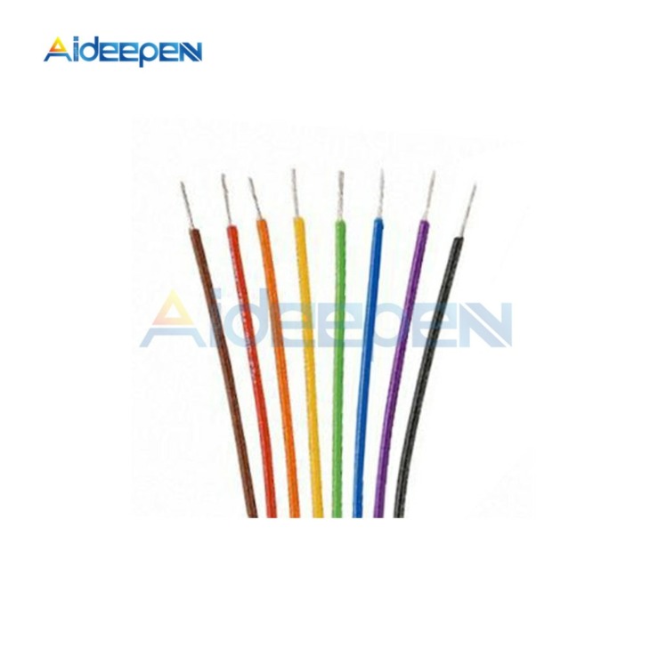 250m 30 AWG Multicolor Circuit Board Jumper Wire – 8 Colors, PCB Flying Lead